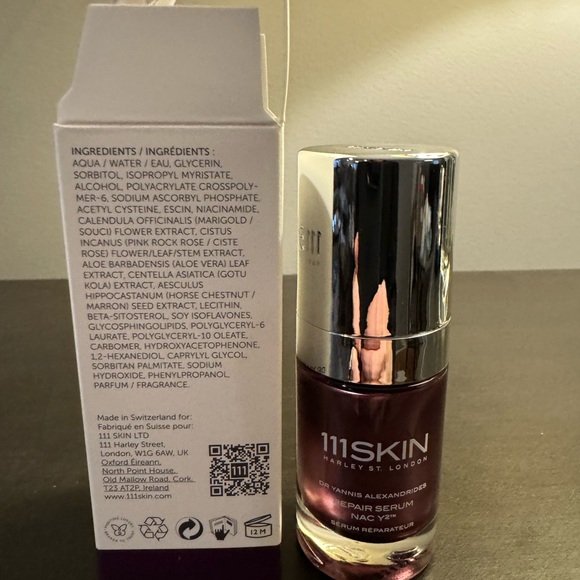 111Skin Repair Serum NAC Y2 15 ml .5 fl oz NIB - Picture 4 of 5